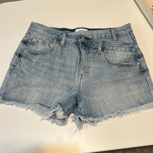 Pistola Bobbie Crossover denim shorts - worn once - Picture 2 of 5